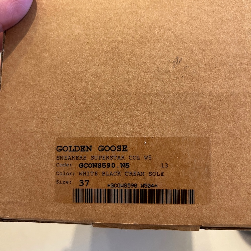 Golden Goose White/Black/Cream Sneakers - Picture 10 of 10
